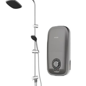 Instant hot shower SD60IP/RS ? Dark Silver (With 8?Rain shower bar set & Inverter DC Pump)