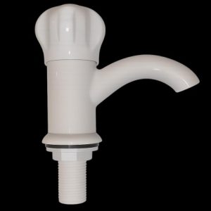 Bib Pillar Tap Round Handle 1/2"