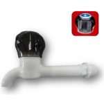 Bib Long Neck Tap Round Handle 1/2" - Flange