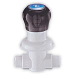 Jopex Plastic Stopcock Round Handle 1/2"