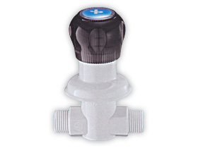 Jopex Plastic Stopcock Round Handle 1/2"