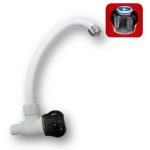 Jopex Sink Wall Tap Round Handle 1/2" -Black