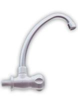 Jopex Sink Wall Tap Round Handle 1/2" -White